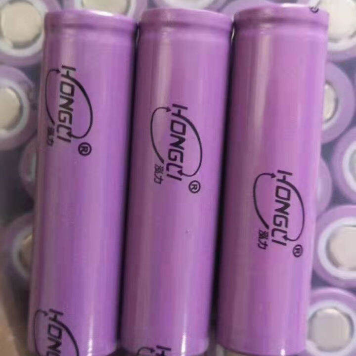18650 lithium Hongli battery 1200mah mA 3.7v1500mah Hongli flat head
