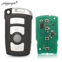 Jingyuqin 4 Buttons Remote Key Fob 315/315LP/433Mhz /868Mhz For BMW 7 SERIES E65 E66 With CHIP ID46 7953 CAS1  HU92 UT