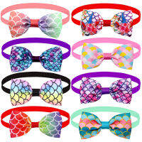 120pcs Mixed Styles Puppy Dog Cat Bow TiesBowties Adjustable Dog Grooming Bows Accessories Dog Ties Products