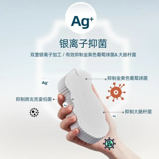 powerlion Baby painless bath sponge สลายคราบ *คละสี* ฟองน้ําขัดขี้ไคล