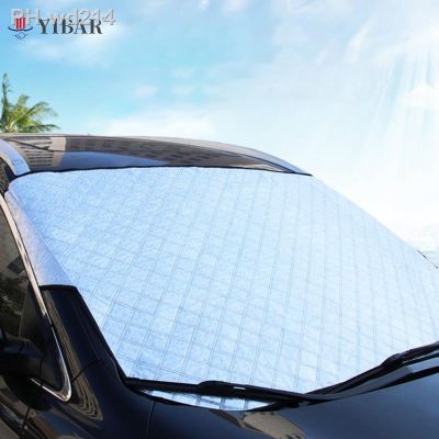 Car Windshield Cover Winter Sun Snow Ice Cover Dustproof Anti-frost Anti-fog UV Protection Snow Cover Car Accessories