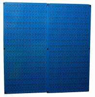 Wall Control : WCT30-P-3232BU* แผ่นเพกบอร์ด Blue Steel Metal Two 32 x 16 Pegboard Tool Boards