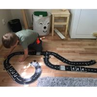 DIY PVC Puzzles Track Play Set Road Car Track Baby Puzzle Game Mat Floor Carpet Educational Learning Toys Kids Room Decor