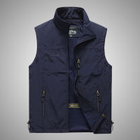 Men Vests Jacket 2021 New Summer Outdoors Sleeveless Mens Vest Casual Travels Thin Fishing Vest Waistcoat Male Clothes S-5XL