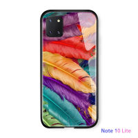 เคสโทรศัพท์ Samsung Galaxy Note 10 Lite โทรศัพท์กรณี Aurora Galaxy อวกาศท้องฟ้า S tarry ไล่โทนสีปลอกกรณีกันกระแทกกระจกปกหลัง