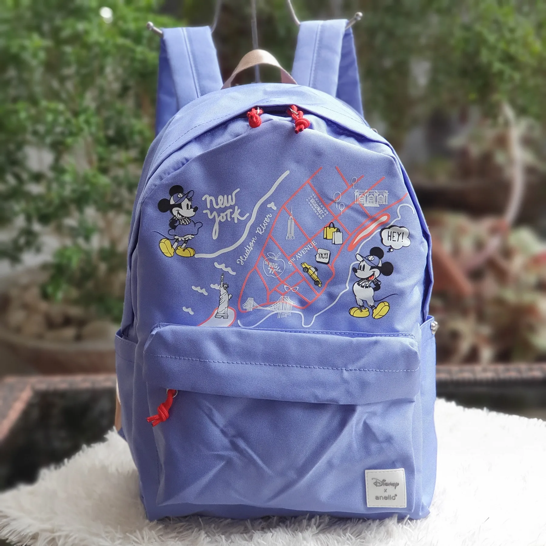 Original A N E L L O Mickey Let S Travel Daypack Newyork Lavender Lazada Ph