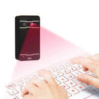 Bluetooth Keyboard Wireless Virtual Projection Keyboard แบบพกพาสำหรับ Android Smart Phone แท็บเล็ตพีซี Notebook