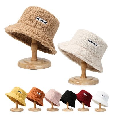 MNO.9 Hat YG01 หมวกนักเก็ต ผ้าขนแกะเทียม พับได้ ทรงสวย สีพื้นลายอักษร หมวกมินิมอล หมวกแฟชั่นหญิง สไตล์เกาหลี