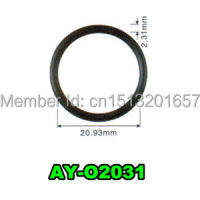 free shipping wholesale 100pieces fuel injector oring seal 20.93*2.31mm for fuel injector repair kits (AY-O2031)