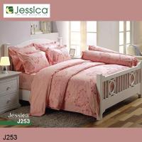 (ครบเซ็ต) Jessica ผ้าปูที่นอน+ผ้านวม พิมพ์ลาย กราฟฟิก Graphic Print J253 (เลือกขนาดเตียง 3.5ฟุต/5ฟุต/6ฟุต) #เจสสิกา เครื่องนอน ชุดผ้าปู ผ้าปูเตียง ผ้าห่ม