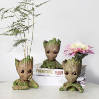 Digital Yard กระถางต้นไม้ กระถางปลูกต้นไม้ ขนาดเล็ก Baby groot กระถาง ของตกแต่งห้อง ตกแต่งสวน ของตกแต่งโต๊ะ มีให้เลือก 3 แบบ