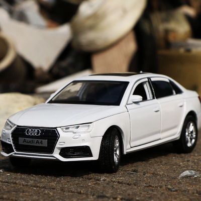 1:32 AUDI A4 A4L โมเดลรถอัลลอยด์,โมเดลรถของเล่นจำลองมีเสียงและไฟของเล่นสำหรับเด็กของขวัญ