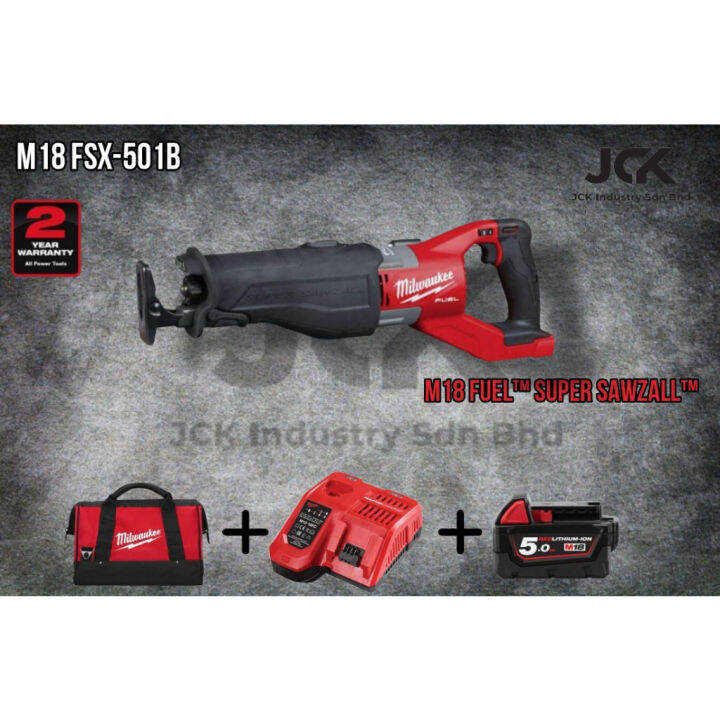 MILWAUKEE M18 FUEL GEN II SUPER SAWZALL (M18 FSX0C0 / M18 FSX501C