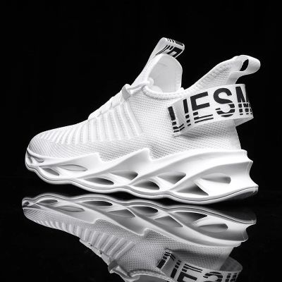 Sneakers Men Mesh Breathable Running Sport Shoes Unisex Light Soft Thick Sole Hole Couple Shoes Athletic Sneakers Women Shoes
