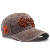 Han edition washed do old cowboy baseball hat male of female embroidery letters to break the leisure cap spring sun hat