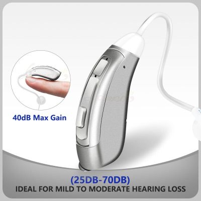 ZZOOI Digital Hearing Aid Behind the Ear Care Adjustable Sound Amplifier For Elderly High Power Cheapest  Micro Deafness Headphones