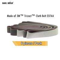 ✔۞ 6 pieces 1220/2000x50mm Sanding Belt 237AA for Stainless Steel Polishing A3 A5 A6 A16 A30 A65