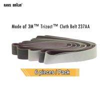 6 pieces 1220/2000x50mm Sanding Belt 237AA for Stainless Steel Polishing A3 A5 A6 A16 A30 A65