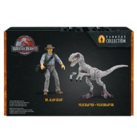 ของเล่น Hammond Collection Jurassic World Dr. Alan Grant &amp; Velociraptor