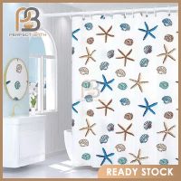 Perfect Bath PEVA Waterproof Bathroom Shower Curtain Waterproof Curtain Langsir Kalis Air