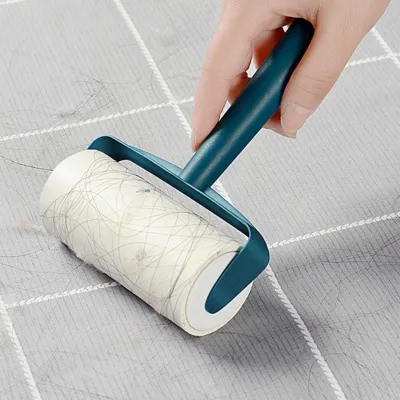 Portable Lint Roller Reusable Clothes Sticky Brush Dust Lint Remover Pet Hair Cleaner Home Furniture Sofa Coat Cleaning Supplies