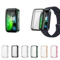 ■ เคสนาฬิกาชุบ TPU สำหรับ Huawei Band 8 พร้อมตัวป้องกันหน้าจอ All Inclusive Shell Anti-fall Scratch SmartWatch Protection Cover