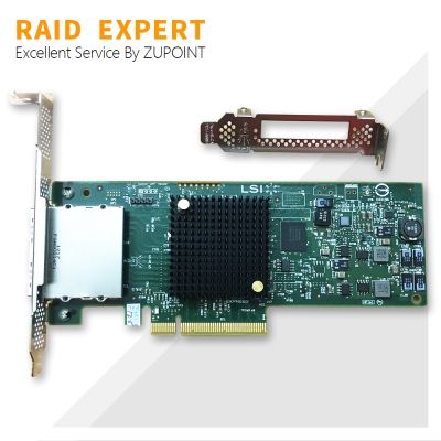 ZUPOINT LSI 9207-8e RAID Controller Card SATA 6Gb/s 8 Port PCI-E External HBA SAS 9207-8e RAID Expander