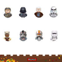 Wuhui ดาวสงครามกองทัพ A wakens minifigures ของเล่นอาคารชุด  ของเล่นสำเร็จรูป yodas M andalorian D arth Maul Leia เรย์ Vader ลุคอาคารอิฐสำหรับเด็กก่อนวัยเรียนเด็กอายุ 3 + Kids Toys เข้ากันได้กับทุกยี่ห้อ (8 ชิ้น)