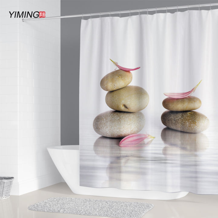 yiming-pebble-printed-shower-curtain-mildew-washable-curtain-with-hook-bathroom-decorative-curtain-3d-shower-curtains-240-180cm