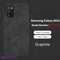 เคสโทรศัพท์ Samsung Galaxy A03s นิ่มป้องกันกล้องหนังแกะหุ้มหนังแท้หรูหรา Samsung ปลอกสำหรับ Samsung A037 Sm-A037