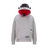 เสื้อกันหนาวมีฮู้ด Audi hoodie ADUI สำหรับเด็ก,สีเทา