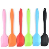 2pcs Kitchen Silicone Cream Butter Cake Spatula Mixing Batter Scraper Brush Butter Mixer Cake Brushes Baking Tool Kitchenware