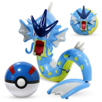 ของเล่นโมเดล Pokemon ตัวแปรลูก Gyarados โปเกมอนตุ๊กตาขยับแขนขาได้