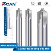 XCAN Milling Cutter Radius Corner Rounding End Mill R0.5-R5.0 คาร์ไบด์เราเตอร์บิตสําหรับการตัดเฉือนเครื่องมือตัดซีเอ็นซี