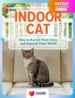 (มาใหม่) หนังสืออังกฤษ Indoor Cat : How to Enrich their Lives and Expand their World [Hardcover]