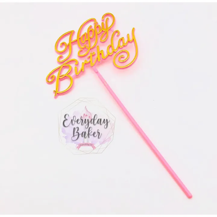 Happy Birthday StickCake Topper Lazada PH