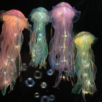 Color Night Light Decoration Lamp Home Decoration Jellyfish Lamp Fantasy Jellyfish Atmosphere Light Hanging Light Night Lights