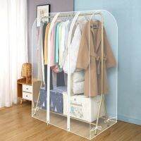 [COD] Thickened floor-standing clothes hanger dust transparent moisture-proof one-piece waterproof