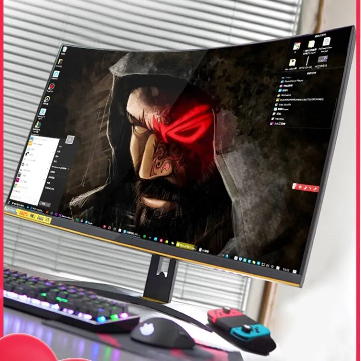 32 Inch 144 Hz Uhd Monitors Set Pc Desktop 144Hz Curved 4K 144Hz Gaming