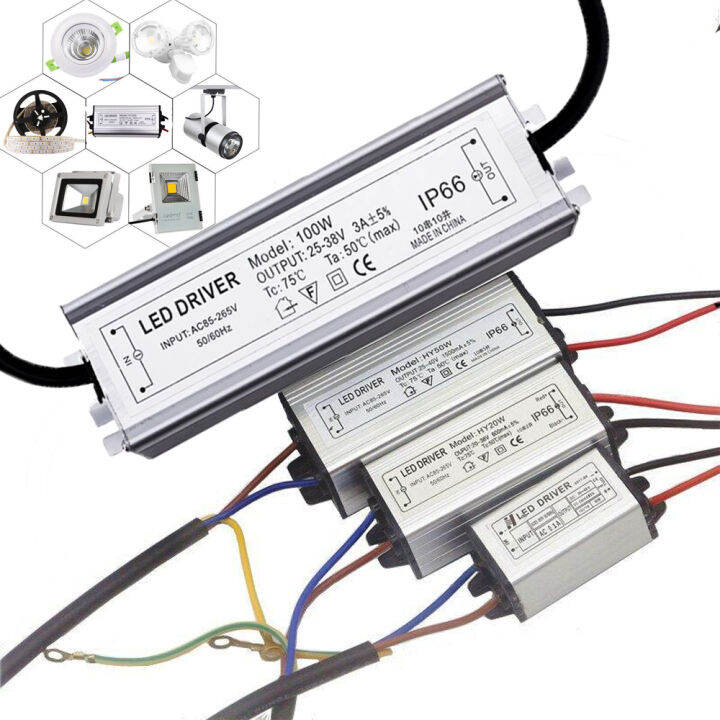 Ac V Led Driver Power Supply Transformer W W W W W W Ip Waterproof Adapter