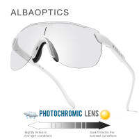 (ร้อน) ยี่ห้อ Albaoptics Photochromic ขี่จักรยานแว่นกันแดดผู้หญิง UV400กลางแจ้งแว่นตา TR90จักรยาน P Olarized แว่นตาผู้ชาย30สี