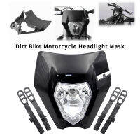 Motorcycle head light lamp Off Road Headlight Mask for 125 150 250 300 350 450 500 EXC XCW EXC-F 2017 2018 Black