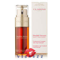 (30mL) Clarins Double Serum [Hydric + Lipidic System] Complete Age Control Concentrate 30mL เซรั่มต่อต้านความร่วงโรยอันดับ 1 ที่น่าทึ่ง