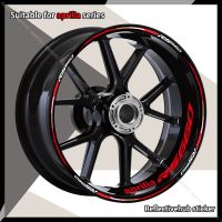 ♛❧⊙ Reflective Motorcycle Wheel Stickers Rim Stripes Tape Hub Decal Decorative Accessorise Waterproof For Aprilia RS 660 rs660 RS660