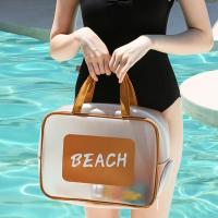 QianXing Shop TPU Beach Waterproof Jelly Bag Dry Wet Separation Bag Large Capacity Travel Storage Bag