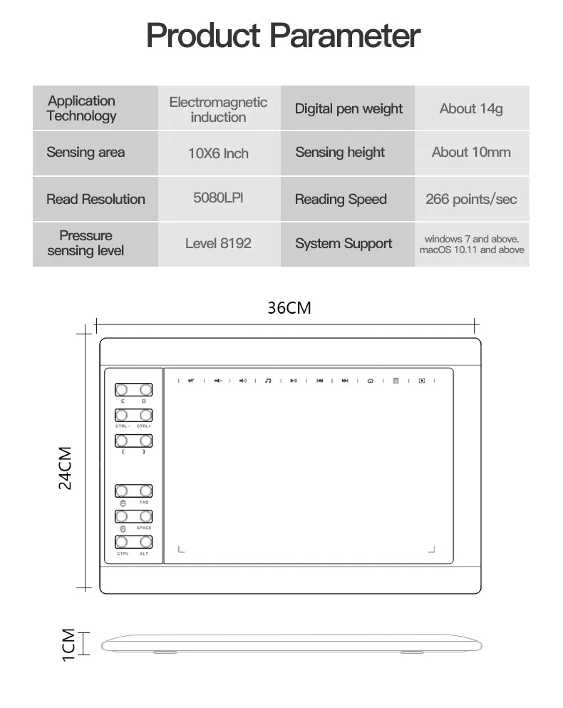 GXLO 6.5-Inch LCD Writing Tablet,Portable Graphic Drawing And