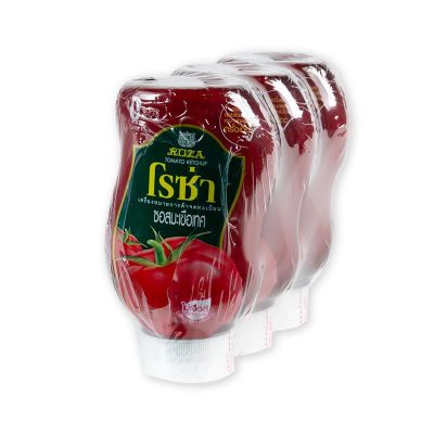 สินค้ามาใหม่! โรซ่า ซอสมะเขือเทศ ขวดบีบ 250 กรัม x 3 ขวด Roza Ketchup Sauce 250g x 3 pcs ล็อตใหม่มาล่าสุด สินค้าสด มีเก็บเงินปลายทาง