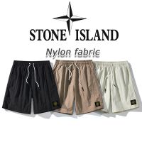 CODaith62sfe Stone Island Casual Short Pants Men Thin Shorts Men Casual Loose Fitting Basic Straight Nylon Quarter Pants