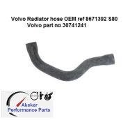 Volvo Radiator hose OEM ref 8671392 S80 Volvo part no 30741241