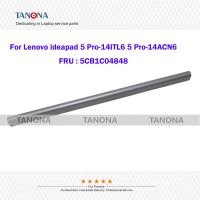 ต้นฉบับใหม่สีเทา5CB1C04848สำหรับ Lenovo Ideapad 5 Pro-14ITL6 5 Pro-14ACN6หน้าจอ Lcd สำหรับแล็ปท็อปที่ครอบบานพับฝาครอบตัด82L3หนามเตย